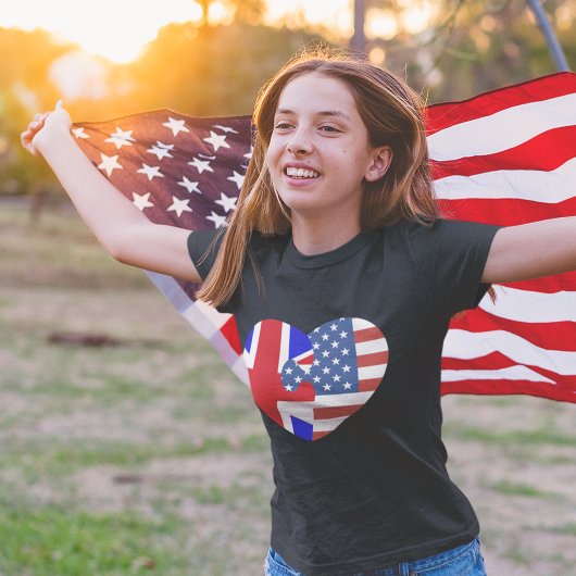 Brits Amerikaans T-shirt