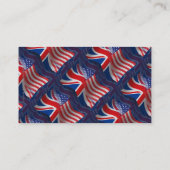 Brits-Amerikaanse golfvlag Visitekaartje (Achterkant)