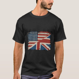 Brits-Amerikaanse vlag - Brits Unievaartuig T-shirt