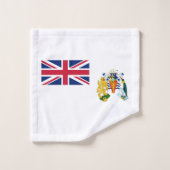 Brits Antarctisch Territorium Vlag Bad Handdoek Se (Wasdoekje)
