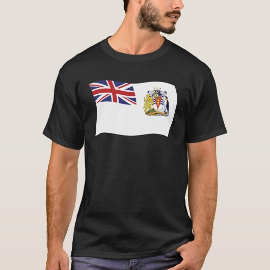 Brits Antarctisch Vlag Shirt (Voorkant)