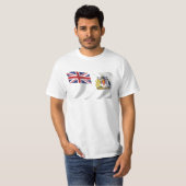 Brits Antarctisch Vlag Shirt (Voorkant volledig)