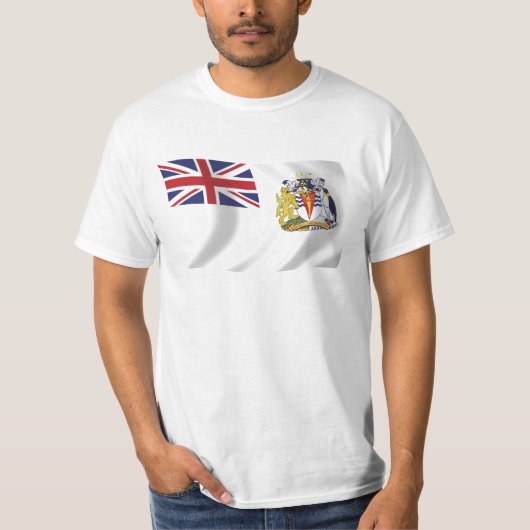 Brits Antarctisch Vlag Shirt (Voorkant)