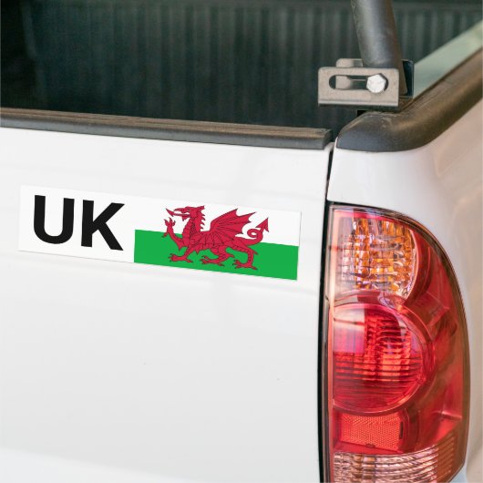 Brits auto Sticker & Wales reizen naar het buitenl (Op Truck)