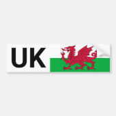 Brits auto Sticker & Wales reizen naar het buitenl (Voorkant)