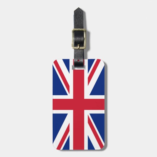 Brits Bagagelabel (Voorkant verticaal)