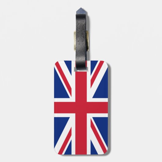 Brits Bagagelabel (Achterkant verticaal)