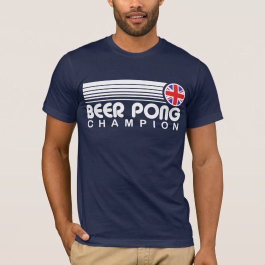 Brits bierpong kampioen t-shirt (Voorkant)