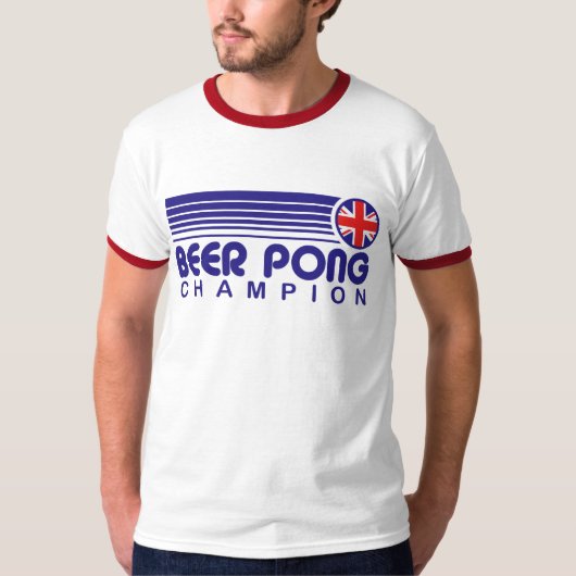 Brits bierpong kampioen t-shirt (Voorkant)