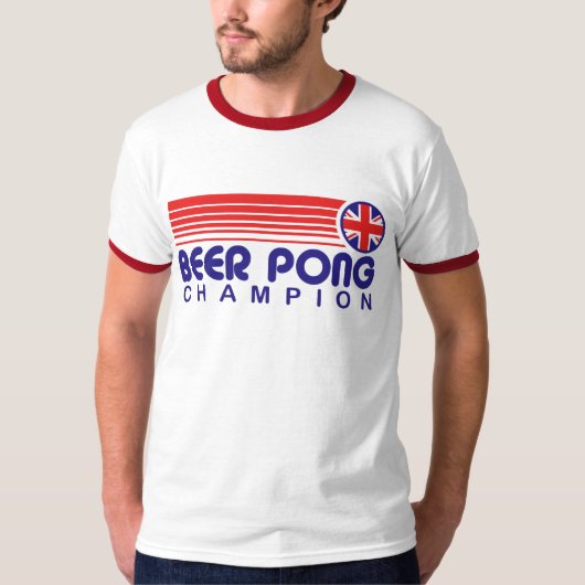 Brits bierpong kampioen t-shirt (Voorkant)