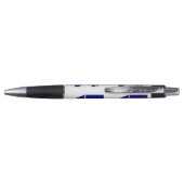 Brits Blauw LIEFDE Getegeld VK Hart Vlag Pen (Achterkant)