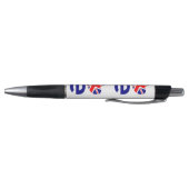 Brits Blauw LIEFDE Getegeld VK Hart Vlag Pen (Bodem)
