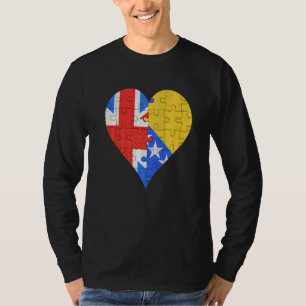 Brits Bosnisch vlaggenschip T-shirt