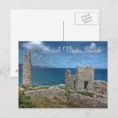 Brits Briefkaart met het kasteel op de Maagdeneila (Voorkant / Achterkant)