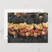Brits Briefkaart Teddy Bear Guardsmen (Voorkant / Achterkant)