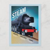  Brits Briefkaart voor stoomlocomotieven (Voorkant)