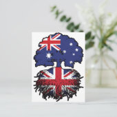 Brits Brits Australisch - Australisch - Boom - Roo Briefkaart (Staand voorkant)
