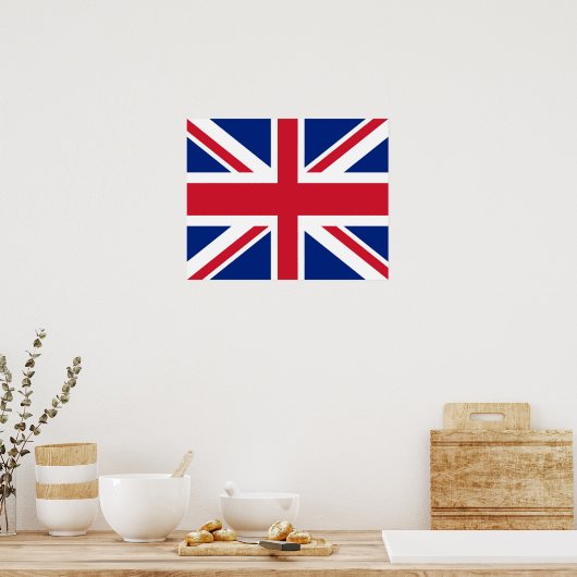 Brits/Brits/Unievlagig Poster (Keuken)