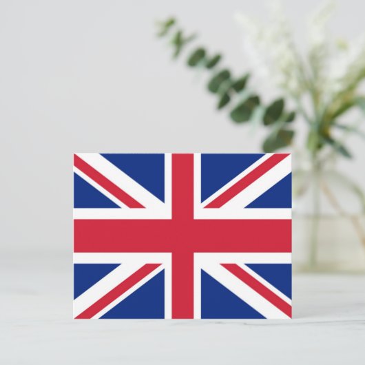 Brits/Brits/Unievlagig Poster Briefkaart (Staand voorkant)