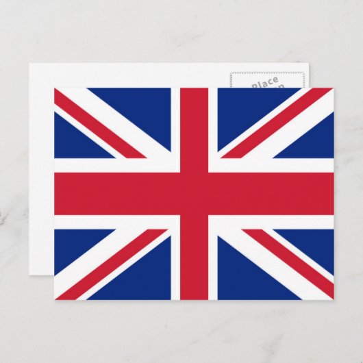 Brits/Brits/Unievlagig Poster Briefkaart (Voorkant / Achterkant)