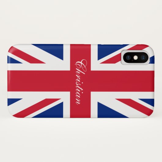 Brits Brits Vlaggenunie Case-Mate iPhone Case (Achterkant (horizontaal))