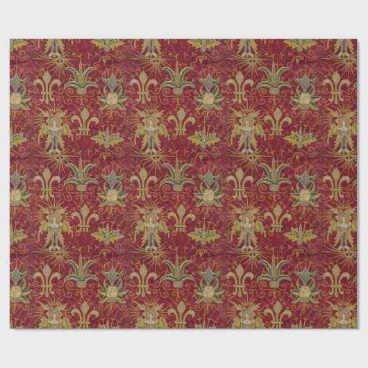  Brits Brocade Pattern Cadeaupapier (Vlak)