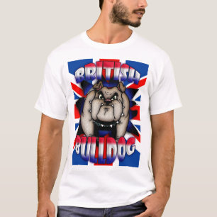 Brits Bulldog T-Shirt met vakbond Jack