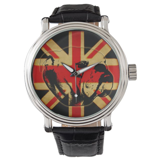  Brits Bulldog Watch Horloge (Voorkant)