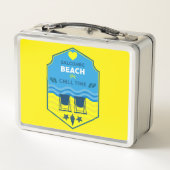 Brits cadeau met strandthema (Achterkant)