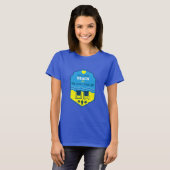 Brits cadeau met strandthema t-shirt (Voorkant volledig)