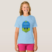 Brits cadeau met strandthema t-shirt (Voorkant volledig)