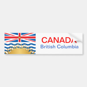Brits-Colombiaanse vlag Bumpersticker