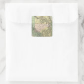Brits Columbia 2 Vierkante Sticker (Tas)