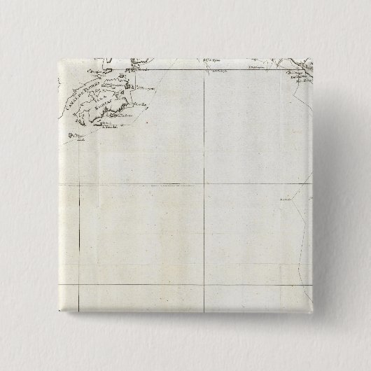 Brits, Columbia, Alaska Vierkante Button 5,1 Cm (Voorkant)