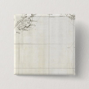 Brits, Columbia, Alaska Vierkante Button 5,1 Cm