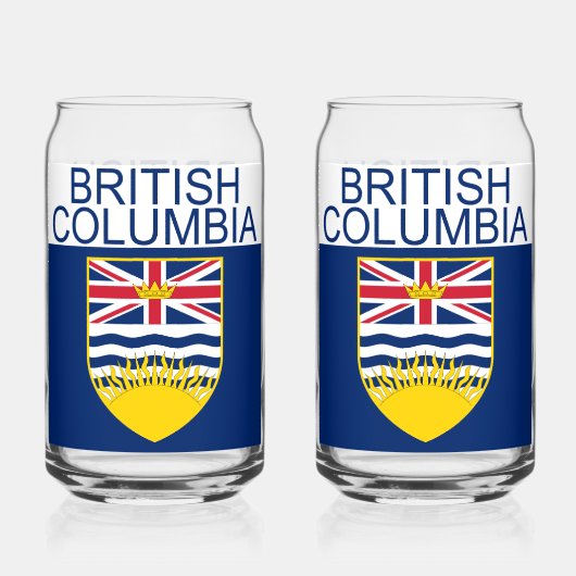 Brits-Columbia Blikvorm Glas (Voorkant)