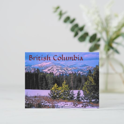 Brits Columbia Briefkaart (Staand voorkant)