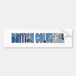 Brits-Columbia Bumpersticker