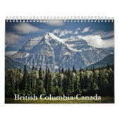 Brits-Columbia-Canada kalender (Hoes)