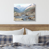 Brits-Columbia Canadese Glacial Creek Canvas Afdruk (Insitu (Slaapkamer))