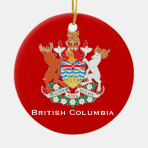 Brits Columbia* kerstversiering Keramisch Ornament