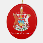 Brits Columbia* kerstversiering Keramisch Ornament (Links)