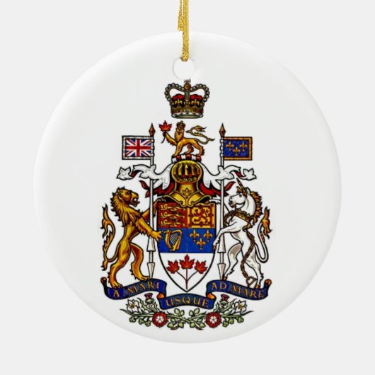 Brits Columbia* kerstversiering Keramisch Ornament (Achterkant)
