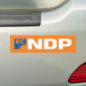 Brits-Columbia NDP Logo Bumpersticker (Op auto)