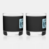 Brits-Columbia Sasquatch nummerplaat Whisky Glas (Rechts)