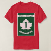 Brits-Columbia Teken van Trans Canada T-shirt (Design voorkant)