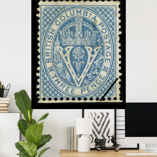 Brits Columbia Travel Poster (Thuiskantoor)