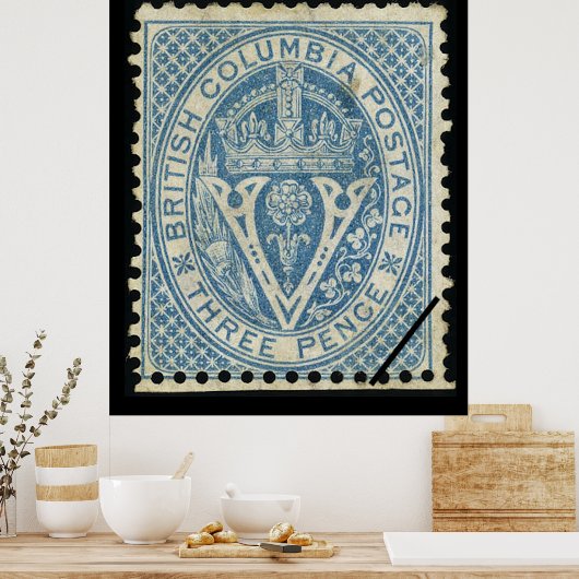  Brits Columbia Travel Poster (Keuken)