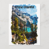 Brits-Columbia-Uitzicht Briefkaart (Voorkant)