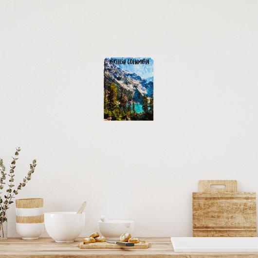Brits-Columbia-Uitzicht Poster (Keuken)